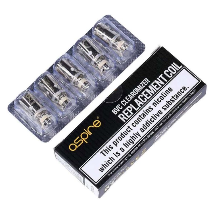 Aspire BVC K1 Replacement Coils - 5 Pack