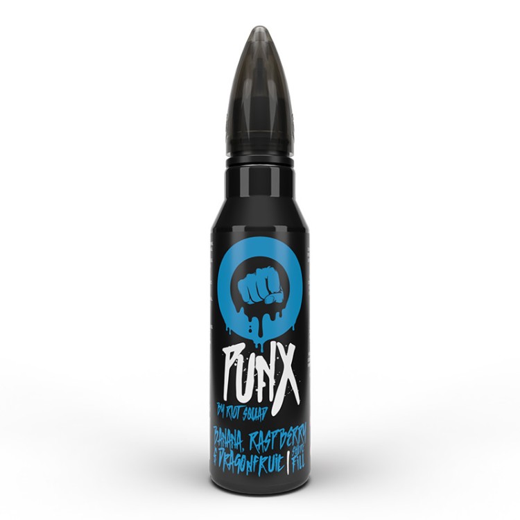 Banana, Raspberry & Dragonfruit 50ml Shortfill by Riot Squad