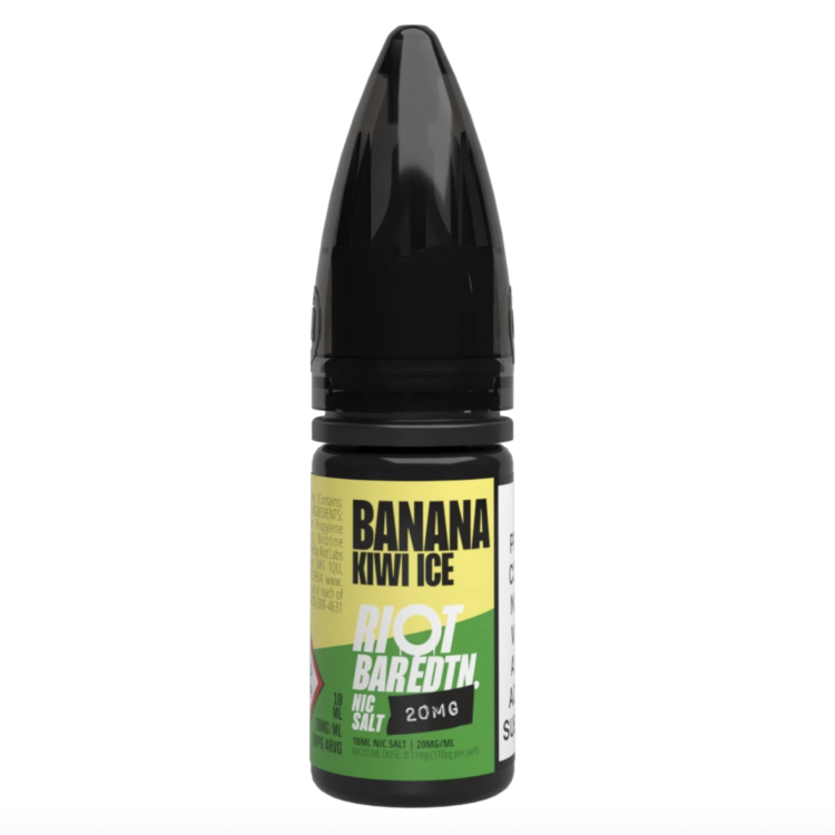 Banana Kiwi Ice Bar EDTN 10ml Salt by Riot Squad