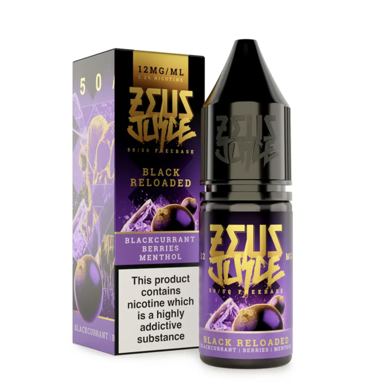 Black Reloaded 10ml E-Liquid by Zeus Juice