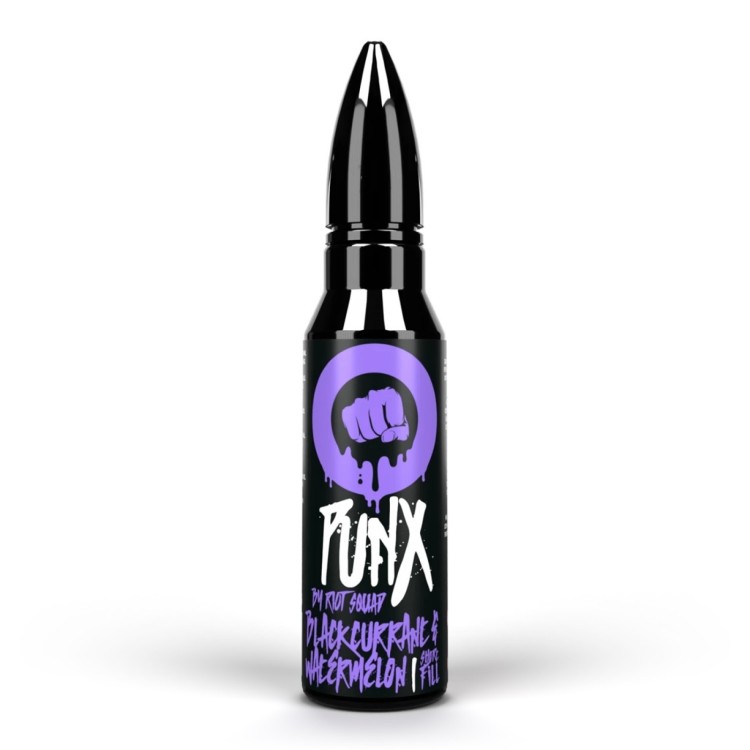 Blackcurrent & Watermelon 50ml Shortfill by Riot Squad