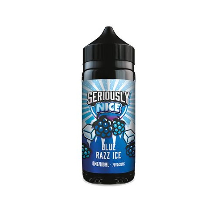 Blue Razz Ice 100ml Shortfill by Doozy Vape Co.