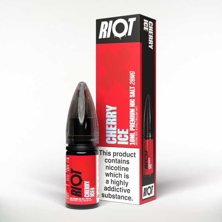 Cherry Ice 10ml Nicotine Salt by RIOT X
