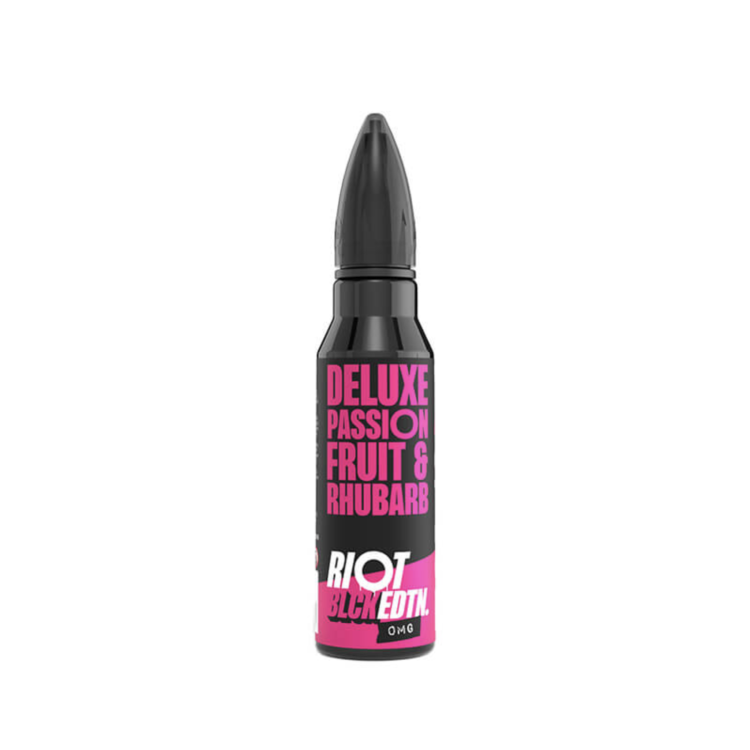 Deluxe Passionfruit & Rhubarb 2 x 50ml Shortfill Twin Pack by Riot Squad