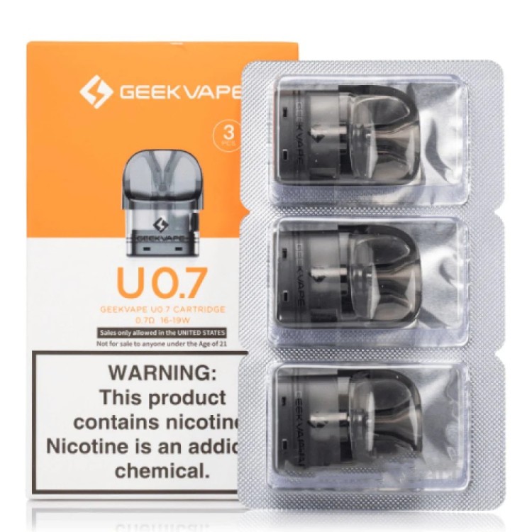 Geekvape Sonder U Replacement Pods 0.7 Ohm (3 Pack)