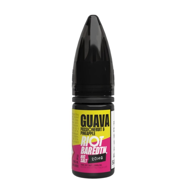Guava, Passionfruit & Pineapple Bar EDTN 10ml Salt by Riot Squad