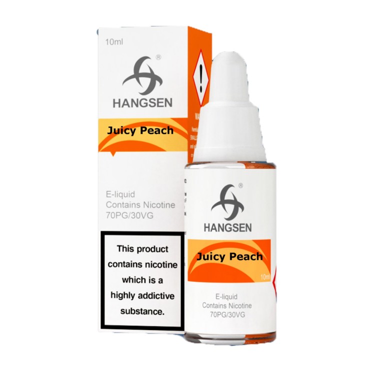 Juicy Peach 10ml E-Liquid by Hangsen