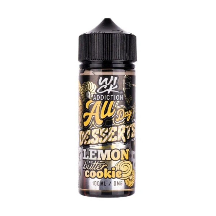Lemon Butter Cookie 100ml Shortfill by Wick Addiction