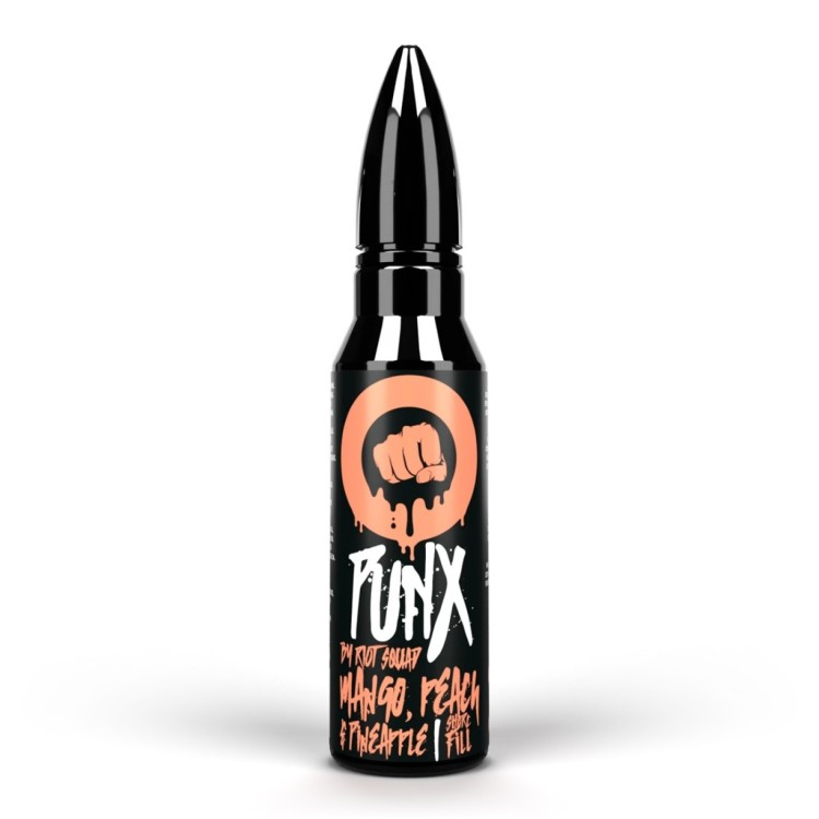 Mango, Peach & Pineapple 50ml Shortfill by Riot Squad