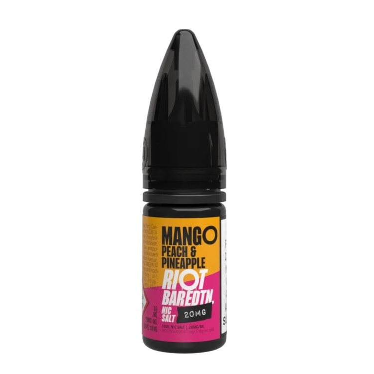 Mango, Peach & Pineapple Bar EDTN 10ml Salt by Riot Squad