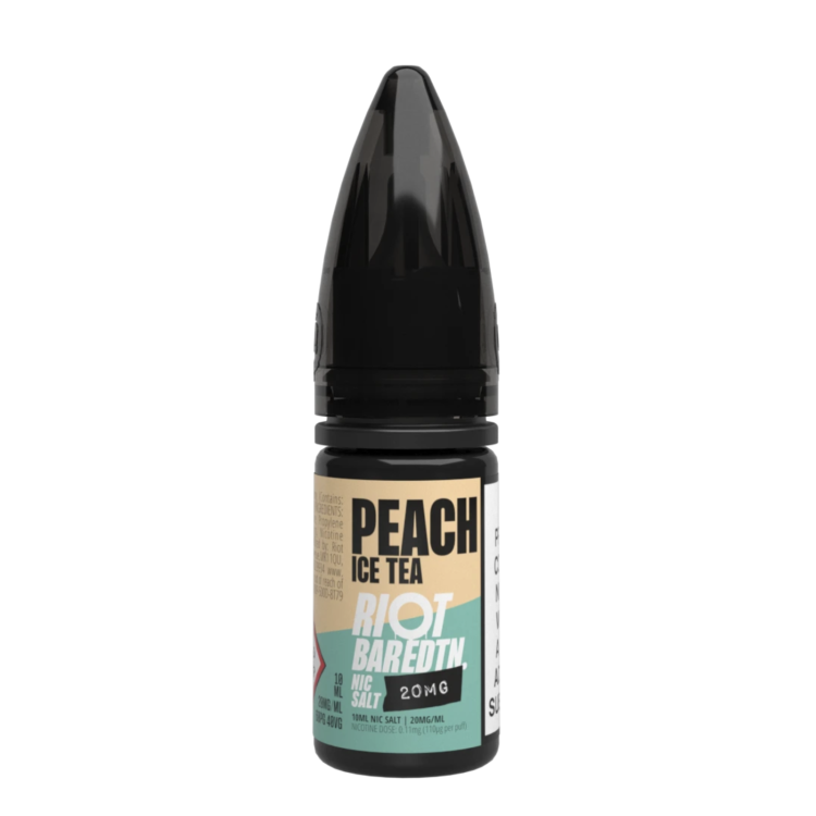 Peach Ice Tea Bar EDTN 10ml Salt by Riot Squad