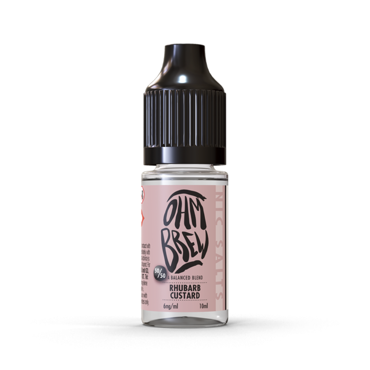 Rhubarb & Custard 10ml Nicotine Salt by Ohm Brew