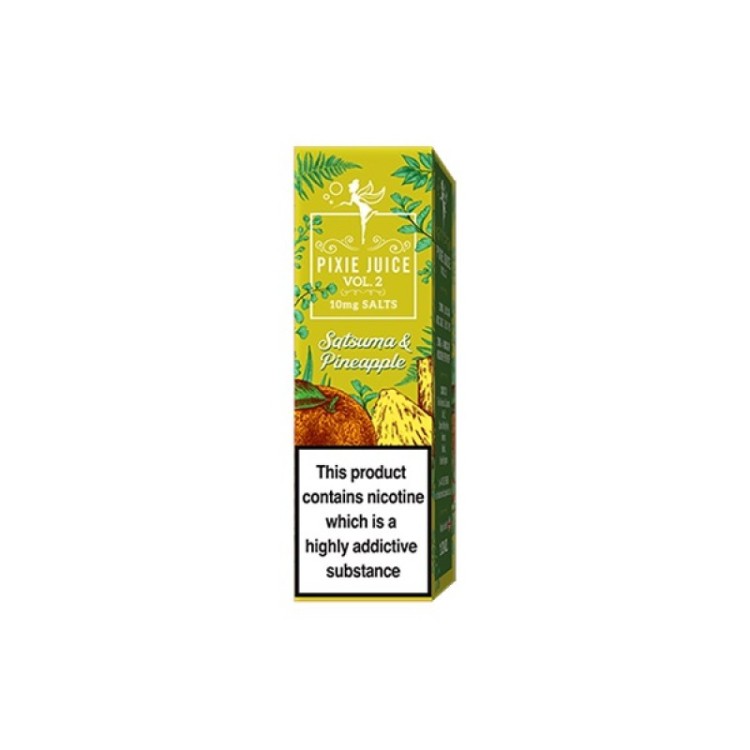 Satsuma & Pineapple 10ml Nic Salt by Pixie Juice