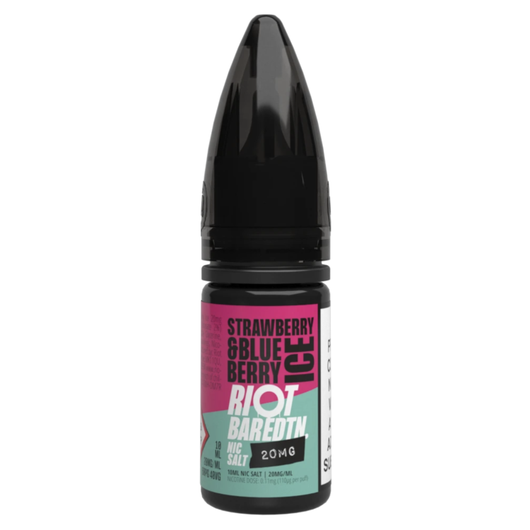 Strawberry & Blueberry Ice Bar EDTN 10ml Salt by Riot Squad