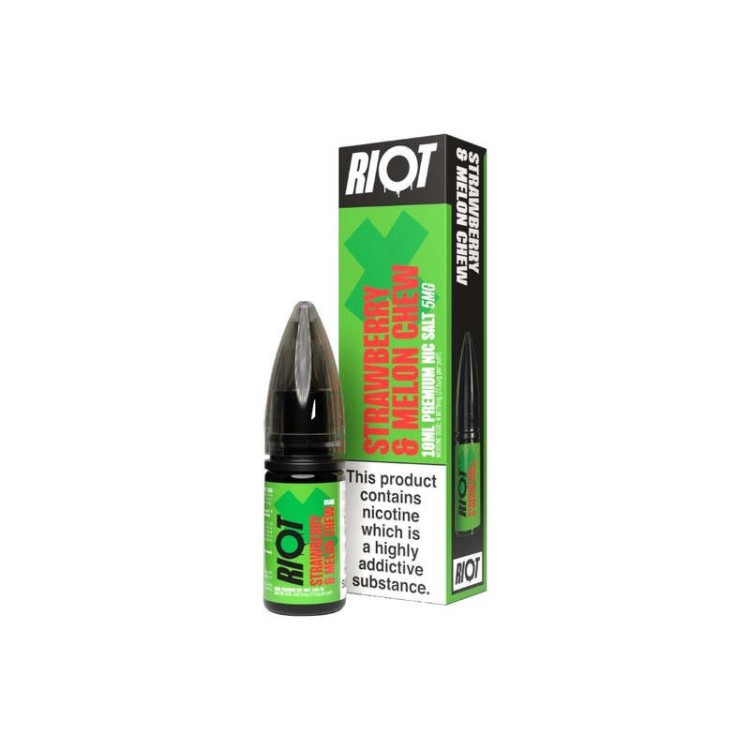 Strawberry & Melon Chew 10ml Nicotine Salt by RIOT X