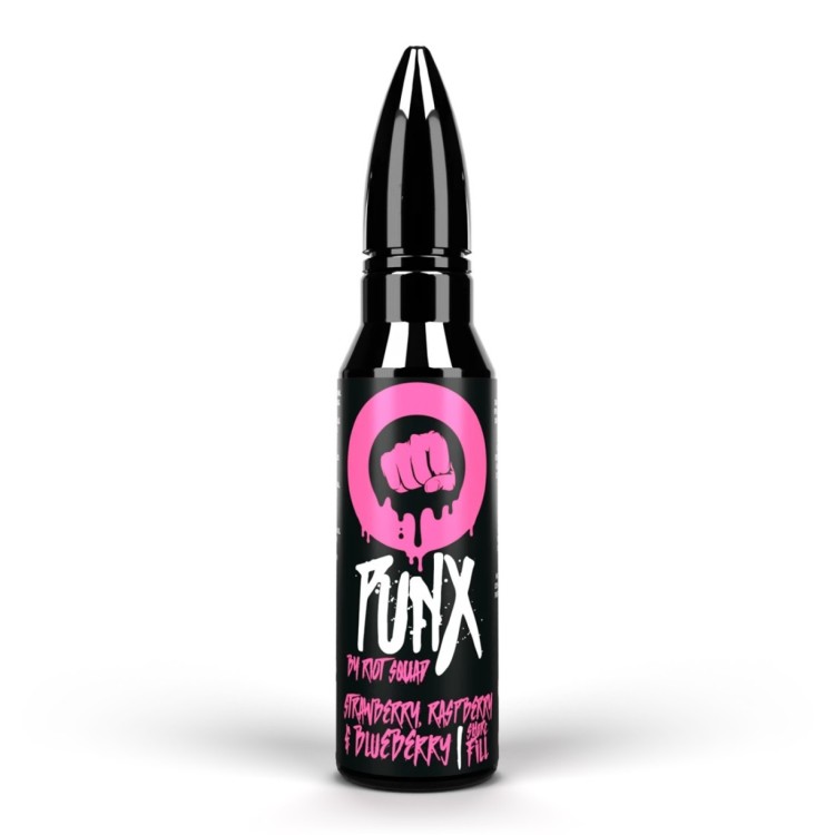 Strawberry, Raspberry & Blueberry 50ml Shortfill by Riot Squad