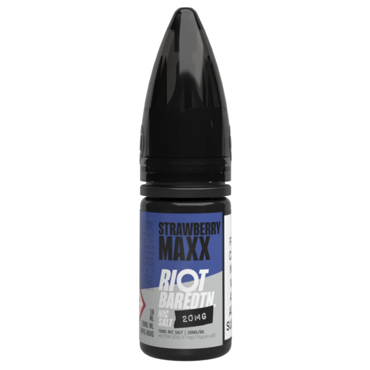 Strawberry Maxx Bar EDTN 10ml Salt by Riot Squad