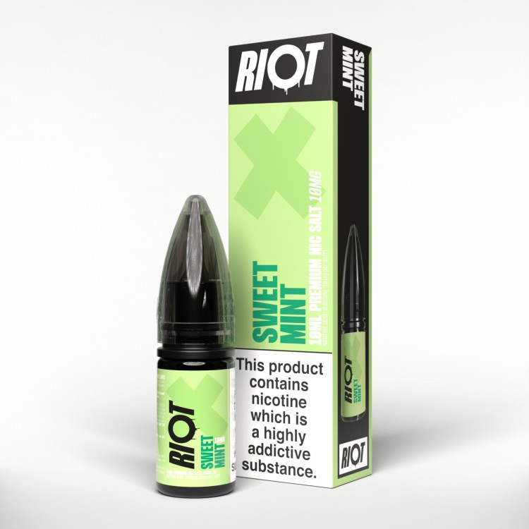 Sweet Mint 10ml Nicotine Salt by RIOT X