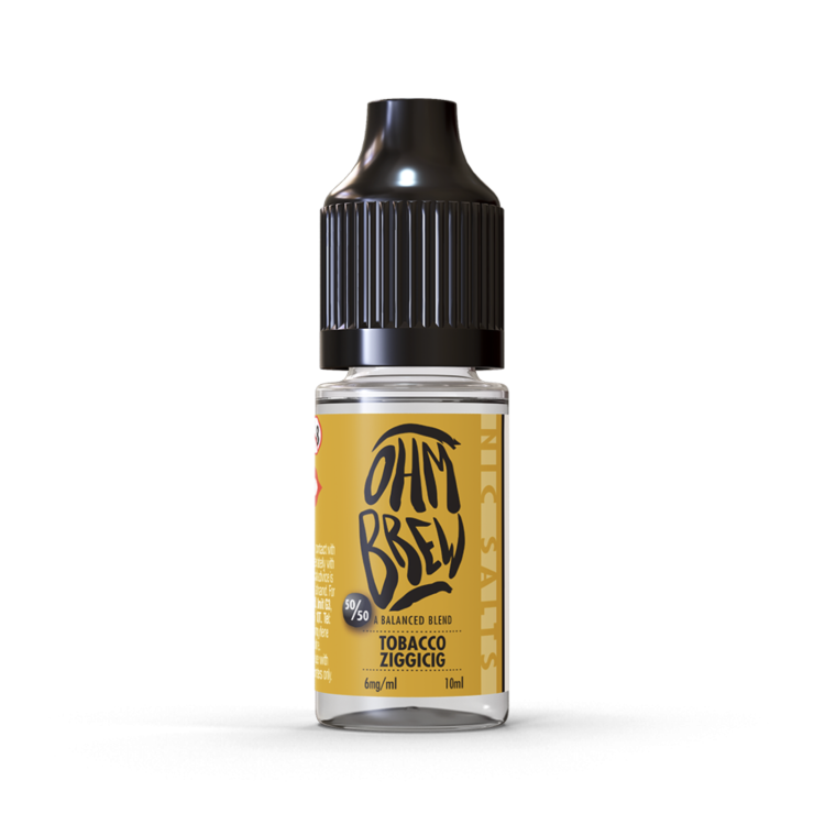 Tobacco Ziggicig 10ml Nicotine Salt by Ohm Brew