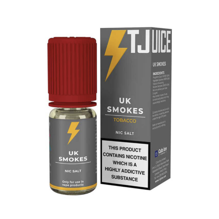 UK Smokes 10ml Nicotine Salt E-Liquid by T-Juice