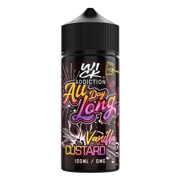 Vanilla Custard 100ml Shortfill by Wick Addiction