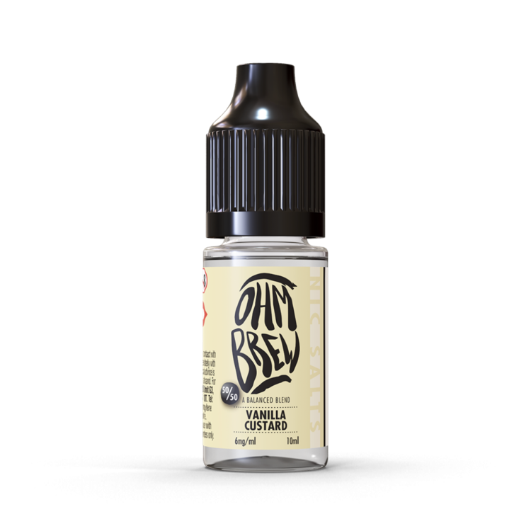 Vanilla Custard 10ml Nicotine Salt by Ohm Brew