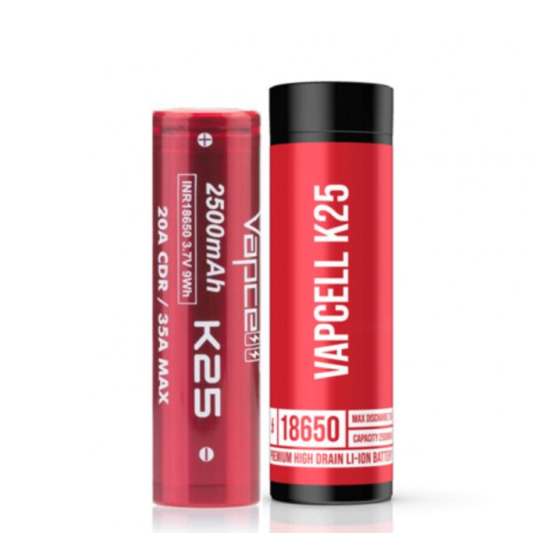 Vapcell K25 18650 LI-ION Battery