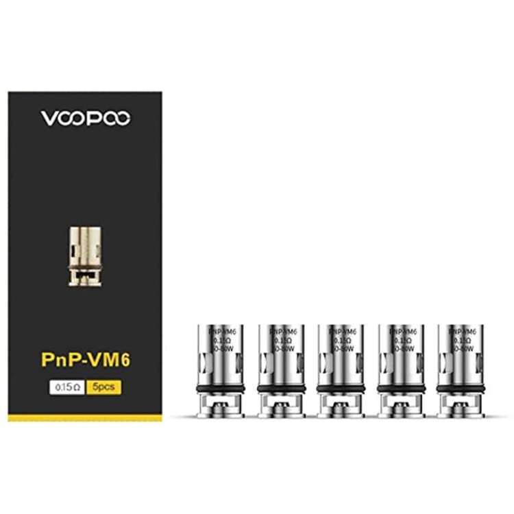 Voopoo PNP Replacement coils - 5 Pack - Argus / Drag / Vinci / U-Force / E60
