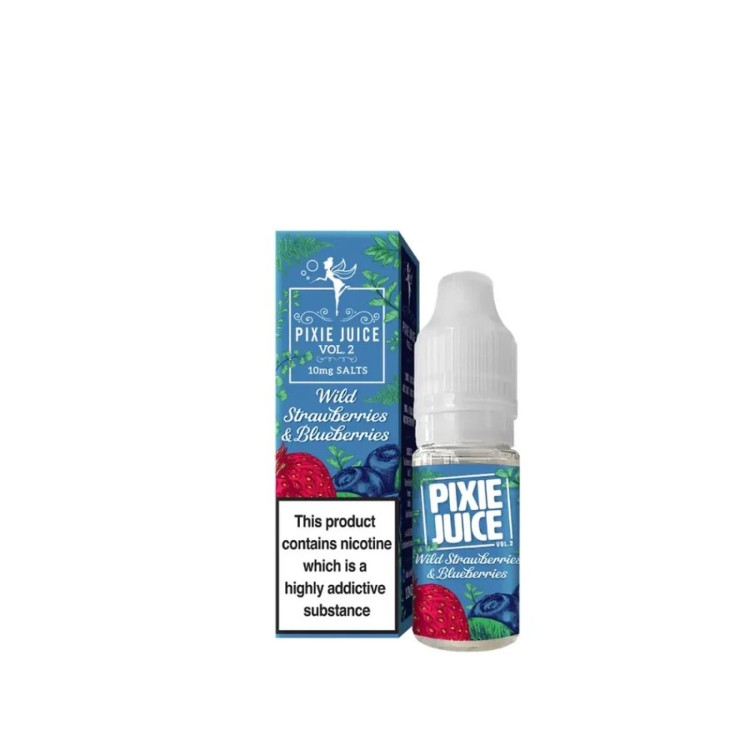 Wild Strawberries & Blueberries 10ml Nic Salt by Pixie Juice